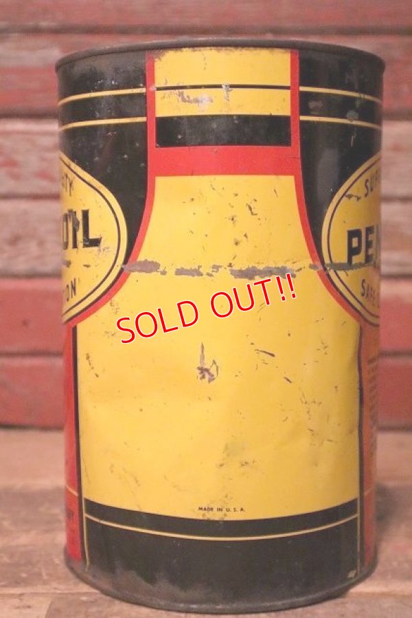 画像4: dp-230809-07 PENNZOIL / 1970's 5 U.S. Quarts Can