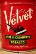 画像2: dp-230601-13 Velvet / 1950's Pipe & Cigarette Tobacco Can (2)