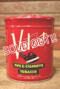 dp-230601-13 Velvet / 1950's Pipe & Cigarette Tobacco Can