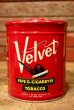 画像1: dp-230601-13 Velvet / 1950's Pipe & Cigarette Tobacco Can (1)