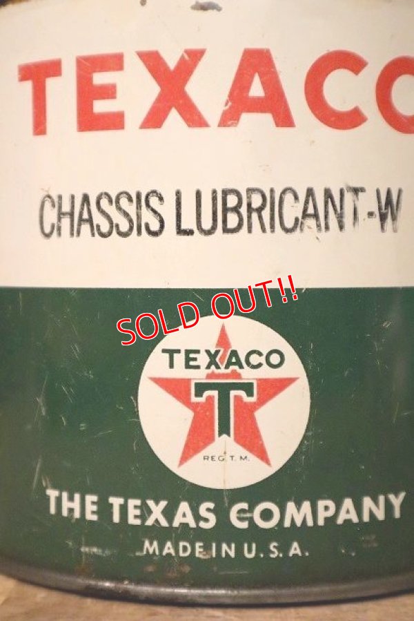 画像2: dp-230809-08 TEXACO / 1940's-1950's Chassis Lubricant 5 LBS. Can