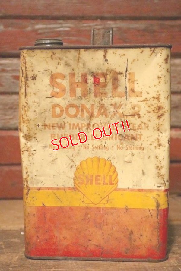 画像1: dp-230809-06 SHELL DONAX R RUBBER LUBRICANT / 1960's ONE U.S. GALLON CAN