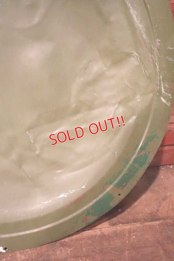 画像10: dp-230724-04 QUAKER STATE MOTOR OIL / 1940's Convex Metal Sign