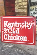 dp-221001-19 ※店頭ピックのみ Kentucky Fried Chicken (KFC) / 1980's Huge Store Display Sign