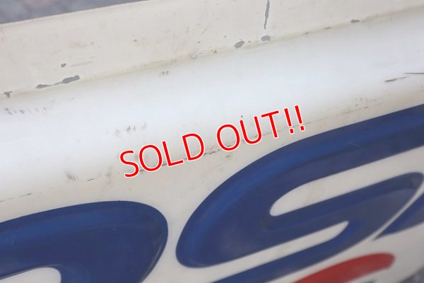 画像11: dp-221001-20 ※店頭ピックのみ PEPSI / 1990's Huge Plastic Sign