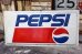 画像1: dp-221001-20 ※店頭ピックのみ PEPSI / 1990's Huge Plastic Sign (1)