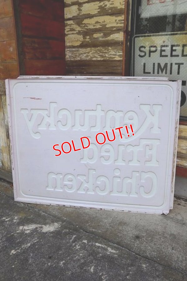 画像12: dp-221001-19 ※店頭ピックのみ Kentucky Fried Chicken (KFC) / 1980's Huge Store Display Sign