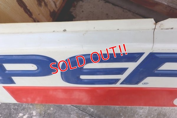 画像9: dp-221001-20 ※店頭ピックのみ PEPSI / 1990's Huge Plastic Sign