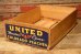 画像1: dp-210601-04 UNITED COLORADO PEACHES / Vintage Wood Box (1)