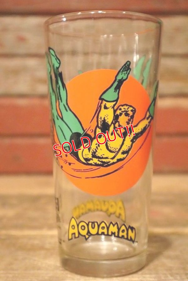 画像1: gs-230724-06 AQUAMAN / PEPSI 1976 Collector Series Glass