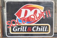 dp-230503-39 DQ (Dairy Queen) Grill & Chill / Large Road Sign