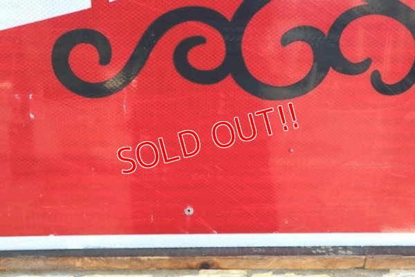 画像7: dp-230503-38 WENDY'S / Large Road Sign