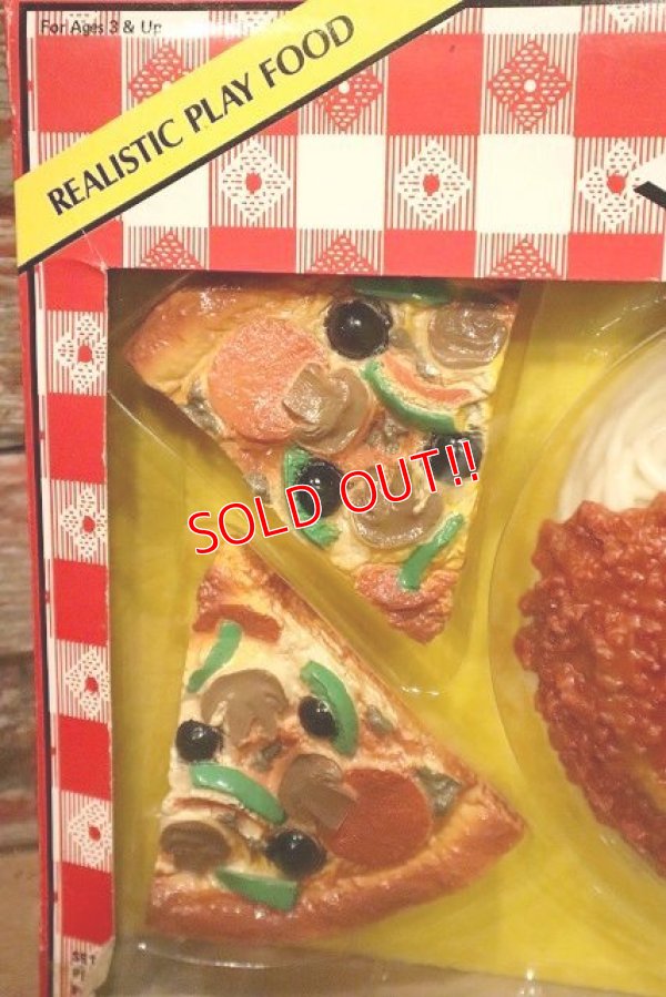 画像2: dp-230809-30 Pizza Hut / 1988 Realistic Play Food Spaghetti & Pizza