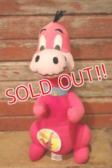 ct-230701-48 The Flintstones / DINO 1980 MIGHTY STAR Plush Doll