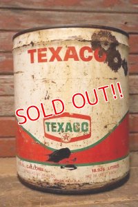 dp-230503-29 TEXACO / 1970's 5 U.S.Gallons Oil Can