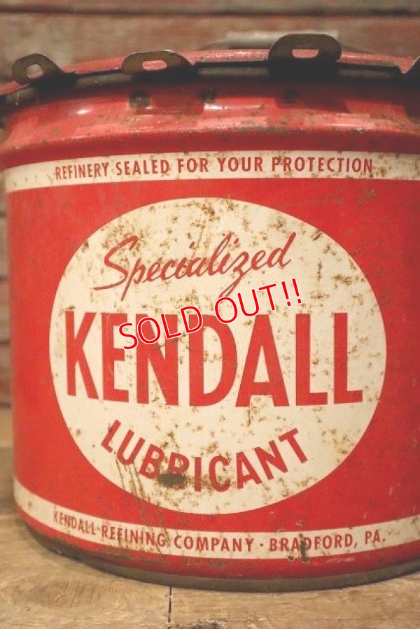 画像3: dp-230901-118 KENDALL / 1960's 25 POUNDS LUBRICANT CAN