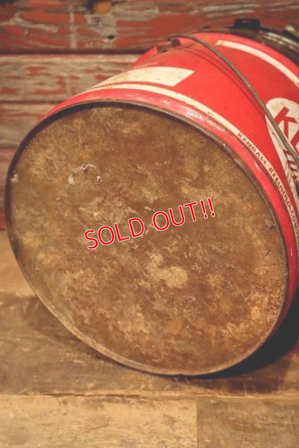 画像9: dp-230901-118 KENDALL / 1960's 25 POUNDS LUBRICANT CAN