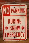 dp-230901-109 Road Sign / NO PARKING DURING SNOW EMERGENCY
