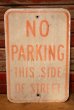 画像1: dp-230901-109 Road Sign / NO PARKING THIS SIDE OF STREET (1)