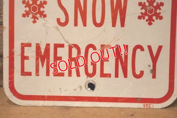 画像4: dp-230901-109 Road Sign / NO PARKING DURING SNOW EMERGENCY