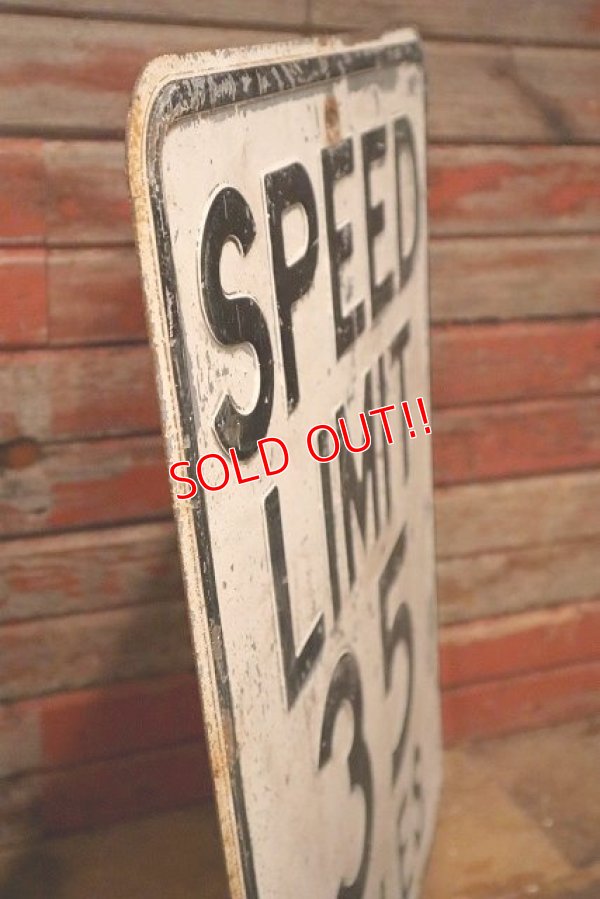 画像8: dp-230901-05 Road Sign / SPEED LIMIT 35 MILES