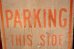 画像3: dp-230901-109 Road Sign / NO PARKING THIS SIDE OF STREET