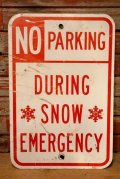 dp-230901-109 Road Sign / NO PARKING DURING SNOW EMERGENCY