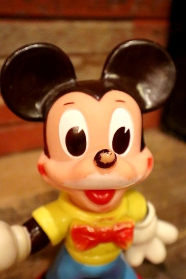 画像2: ct-230701-05 Mickey Mouse / Ledraplastic 1960's Squeaky Rubber Doll