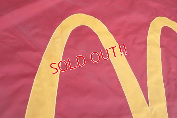 画像8: dp-230901-268 McDonald's / 1980's Nylon Flag Banner