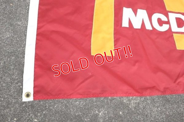 画像9: dp-230901-268 McDonald's / 1980's Nylon Flag Banner