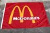 画像1: dp-230901-268 McDonald's / 1980's Nylon Flag Banner (1)