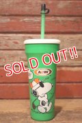 ct-230801-08 Snoopy (Joe Cool) / A&W 1990's Plastic Cup