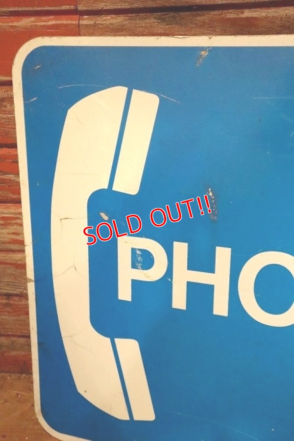 画像7: dp-230901-106 Public Phone Metal Sign