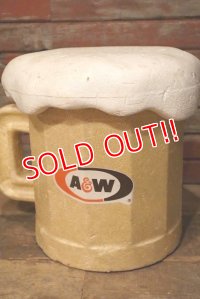 nt-230907-15 A&W / 1970's-1980's Styrofoam Beer Mug Cooler Box