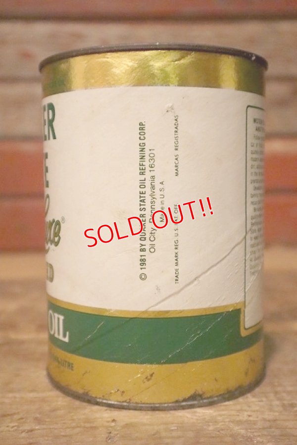 画像3: dp-230901-120 QUAKER STATE / 1980's Deluxe 10W-40HD One U.S. Quart Can