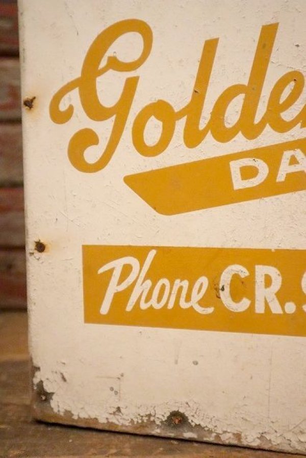 画像2: dp-230901-02 goldendale DAIRY / Vintage Wood Box