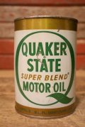 dp-230901-120 QUAKER STATE / 1970's SUPER BLEND MOTOR OIL One U.S. Quart Can