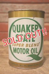 dp-230901-120 QUAKER STATE / 1970's SUPER BLEND MOTOR OIL One U.S. Quart Can