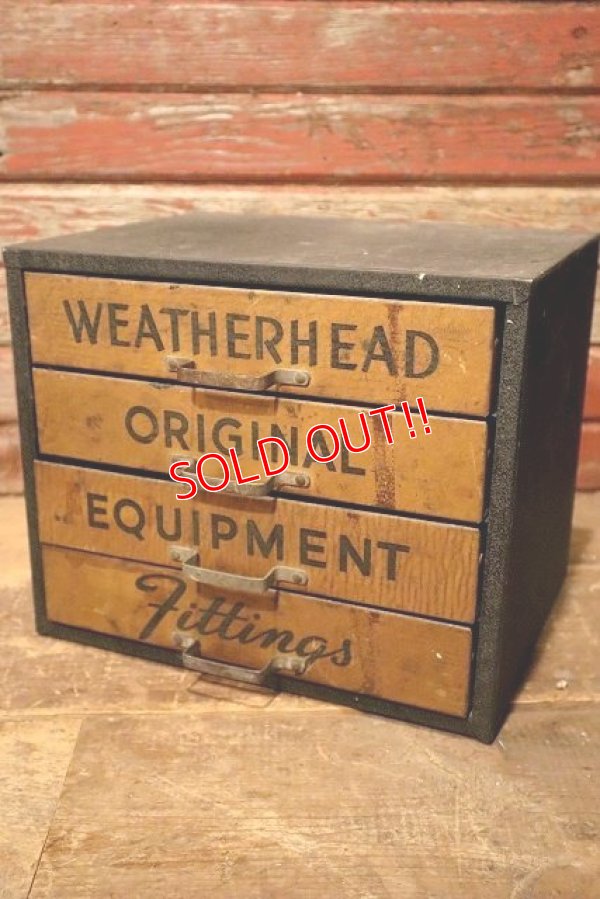 画像1: dp-230901-110 WEATHERHEAD / 1950's Metal Cabinet