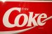 画像2: dp-230901-105 Coke (Coca-Cola) / 1980's-1990's Metal Sign (2)