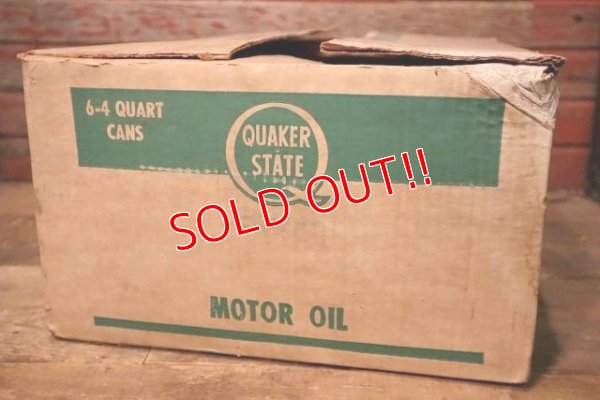 画像4: dp-230901-54 QUAKER STATE / Vintage Cardboard Box