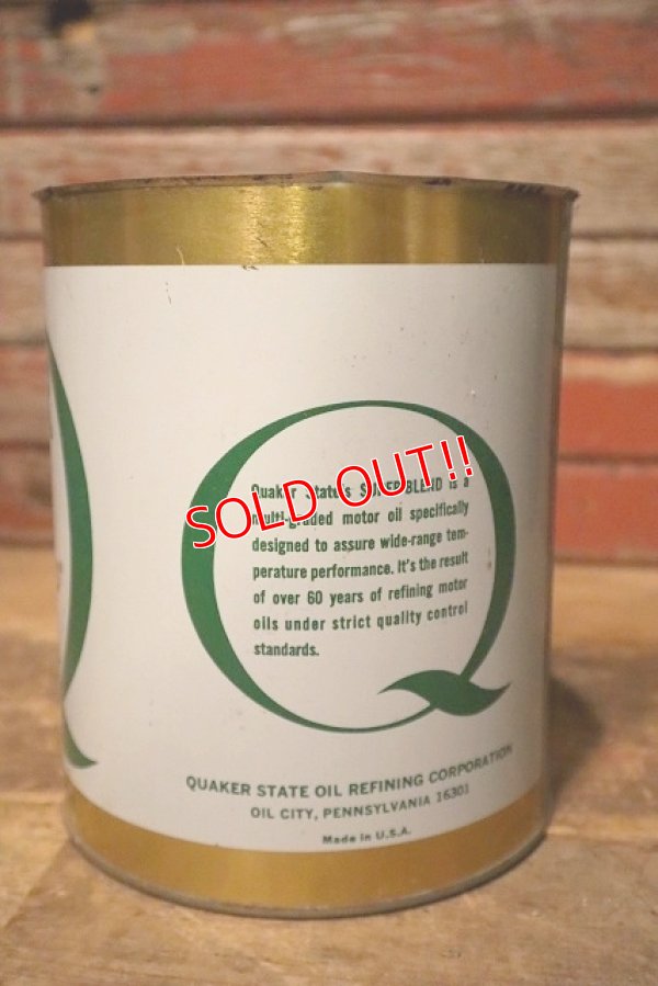 画像2: dp-230901-53 QUAKER STATE / ONE U.S. GALLON SUPER BLEND MOTOR OIL CAN
