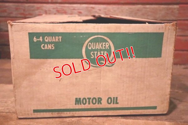 画像5: dp-230901-54 QUAKER STATE / Vintage Cardboard Box