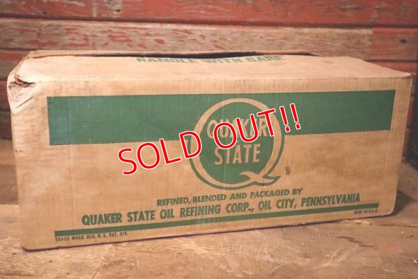 画像3: dp-230901-54 QUAKER STATE / Vintage Cardboard Box