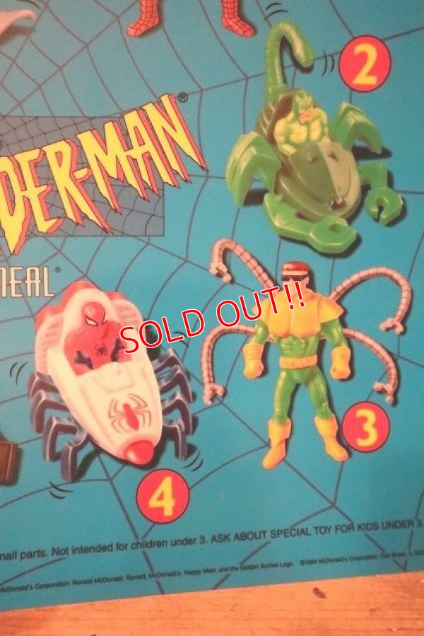 画像3: dp-230901-45 McDonald's / SPIDER-MAN 1995 HAPPY MEAL Translite