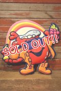 ct-230901-06 GENERAL FOODS / Kool-Aid Man 1990's Store Display Sign