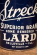 画像2: dp-230901-94 Streck / SUPERIOR BRAND LARD VINTAGE 4 LBS. CAN (2)