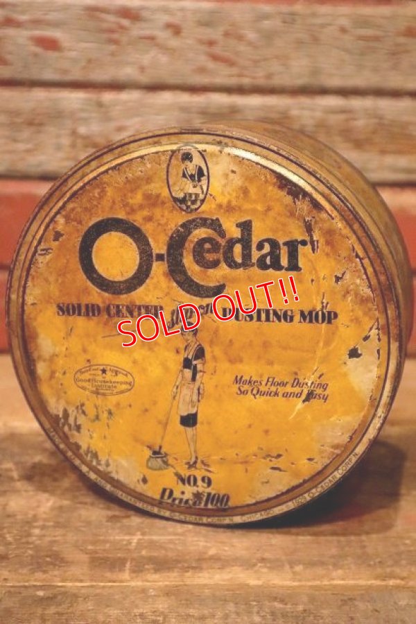 画像1: dp-230901-93 O-Cedar Mop / 1930's-1940's Tin Can