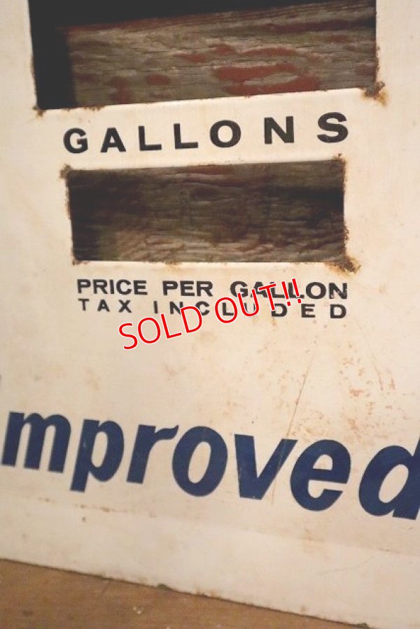 画像4: dp-230901-133 D-X / Gas Pump Face Porcelain Sign