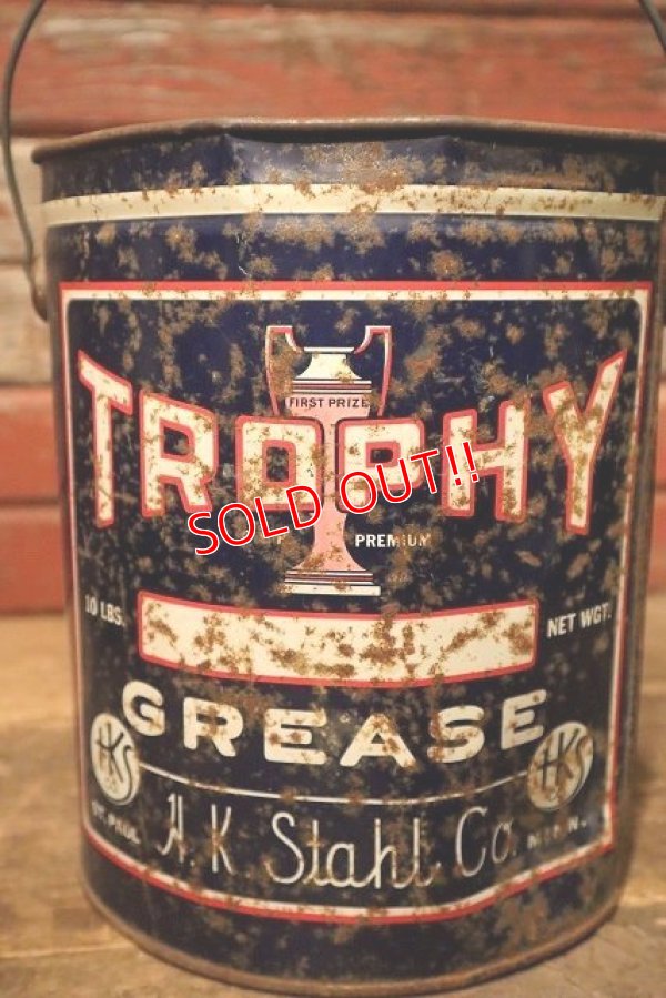 画像3: dp-230901-100 H.K. Stahl Co. / TROPHY GREASES VINTAGE CAN